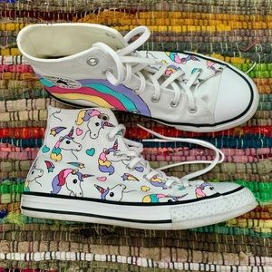 Converse Chuck Taylor All Star Unicorn Rainbow High Top Shoes